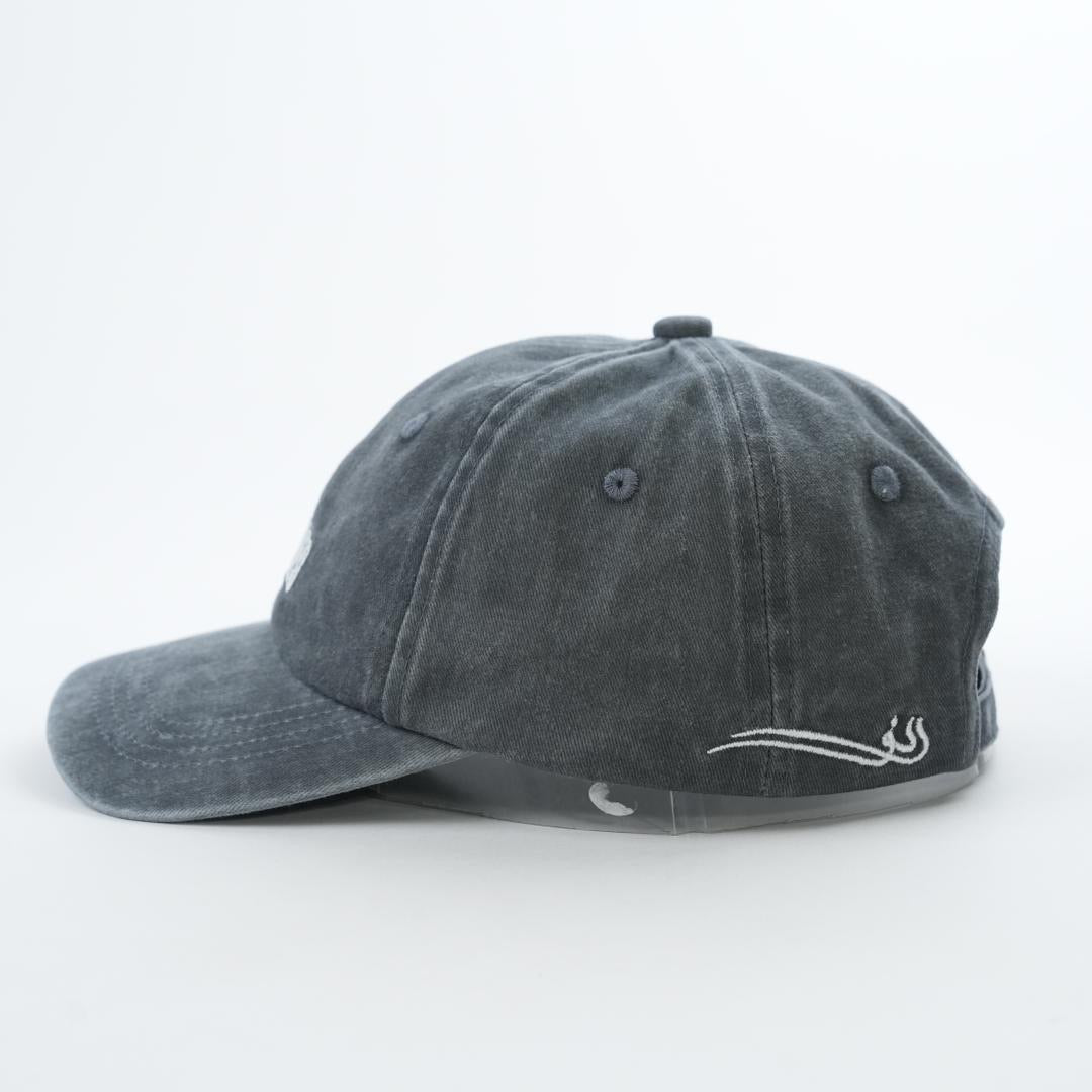 "INTERWTINED" Cap - Vintage Washed Graphite Grey