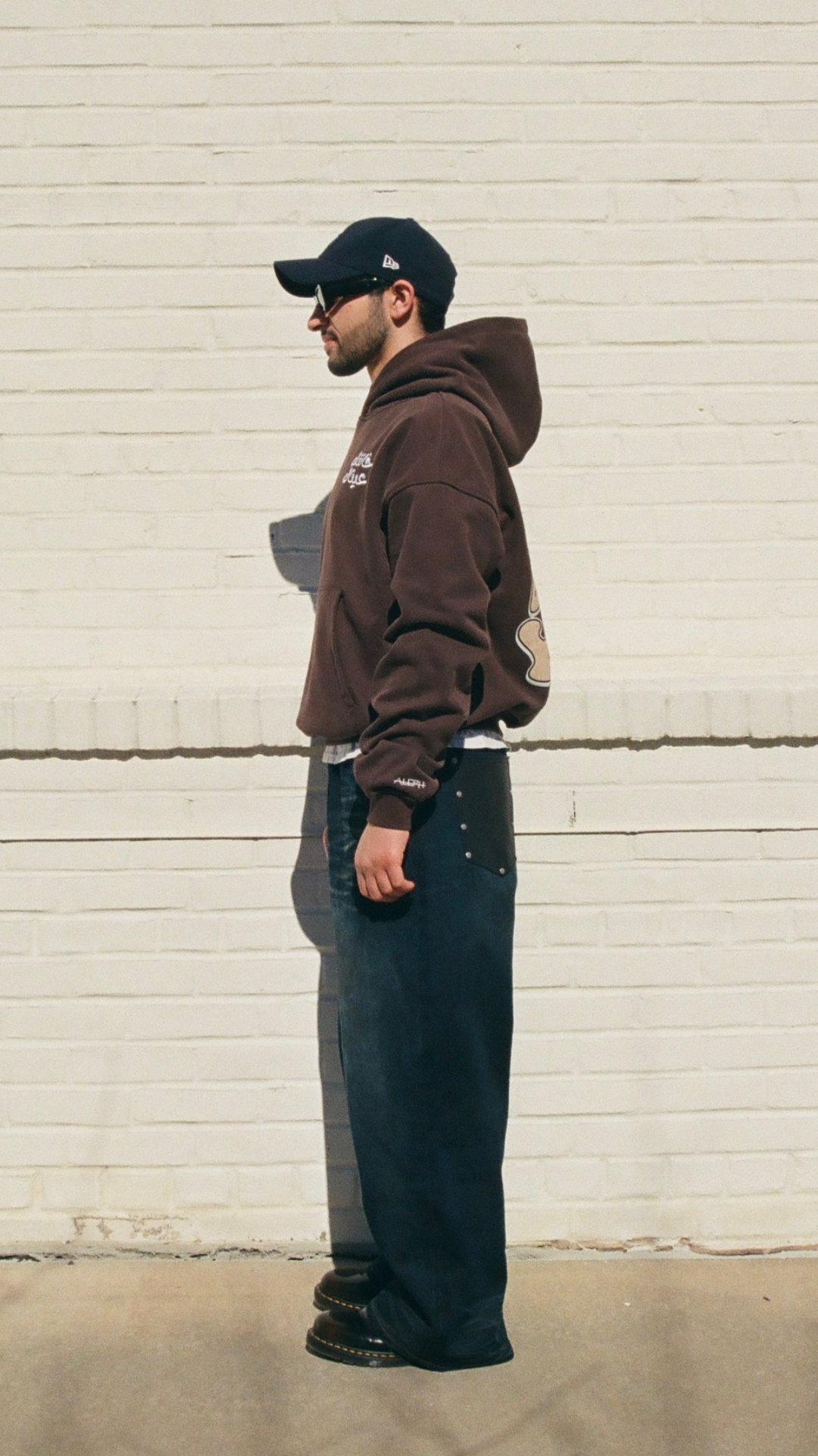"Your Eyes Betrayed You" Heavyweight Hoodie - Mocha Brown