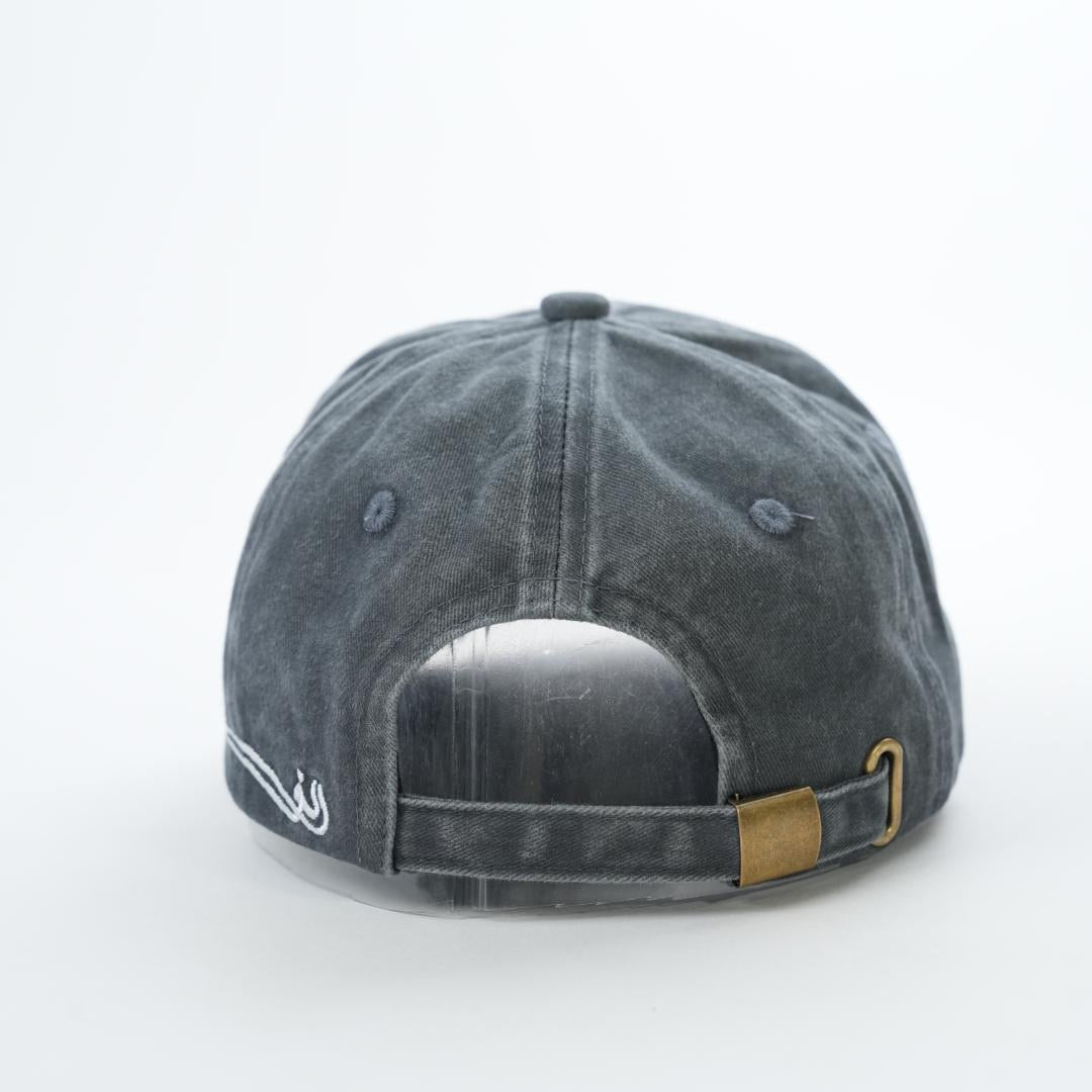 "INTERWTINED" Cap - Vintage Washed Graphite Grey