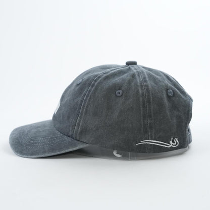 "INTERWTINED" Cap - Vintage Washed Graphite Grey