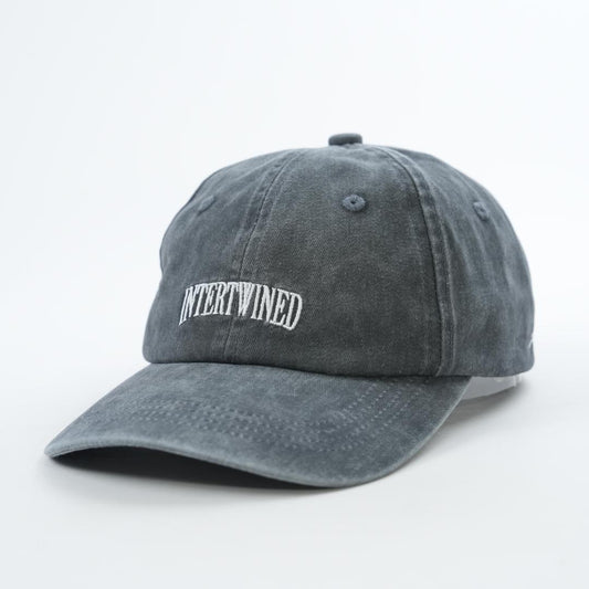 "INTERWTINED" Cap - Vintage Washed Graphite Grey