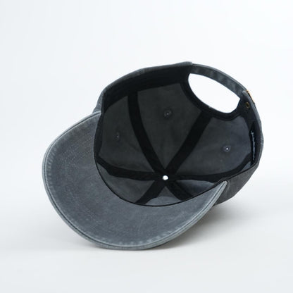 "INTERWTINED" Cap - Vintage Washed Graphite Grey